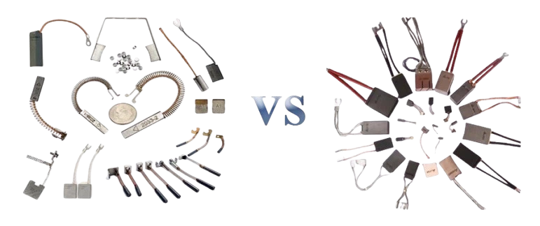 Silver Carbon Brush VS Copper Carbon Brush Silver Carbon Brush VS Copper Carbon Brush